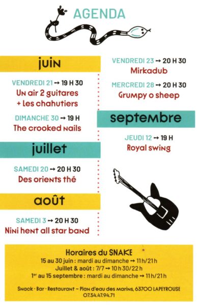 Concerts Lapeyrouse Puy de dôme